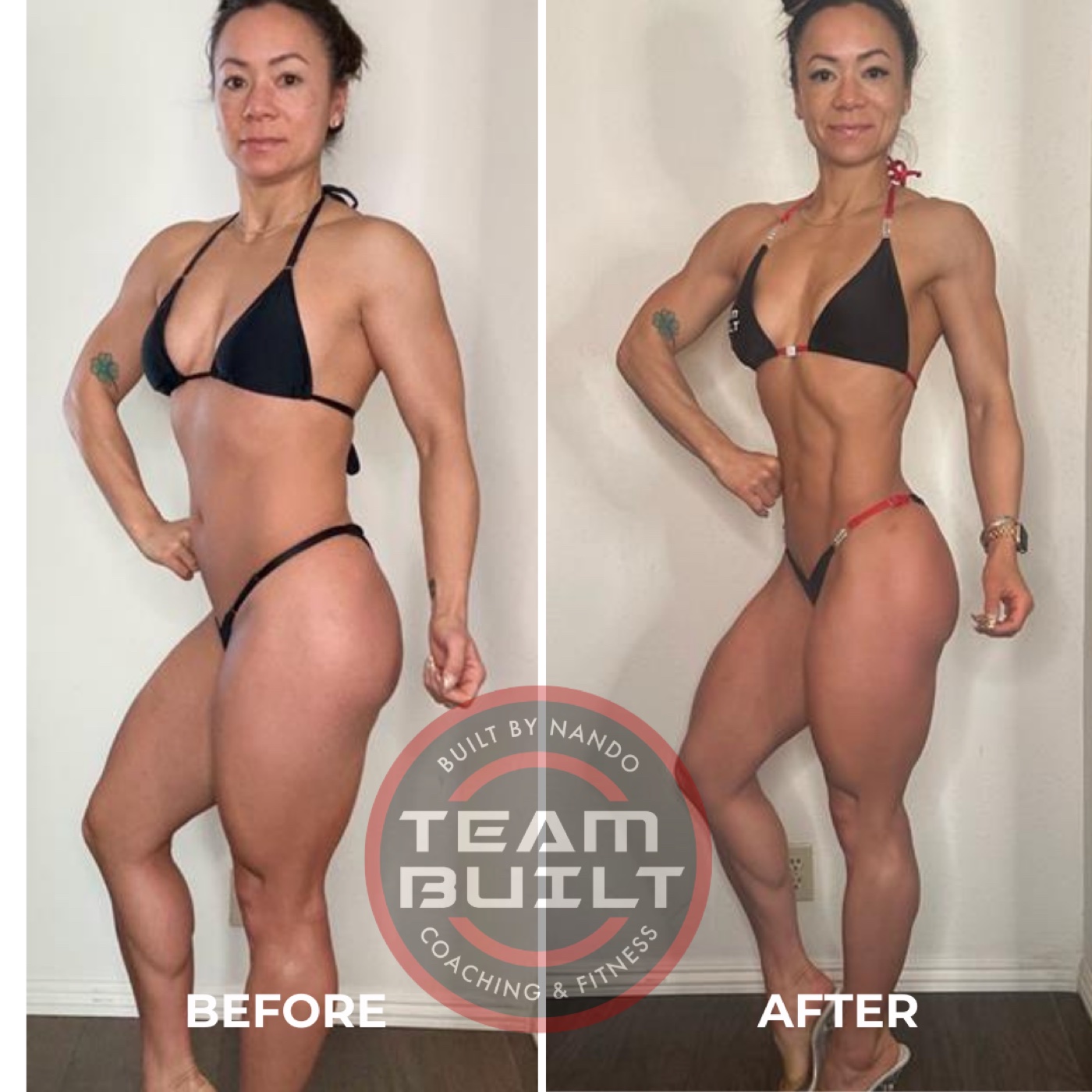 Laylah's published before and after transformation